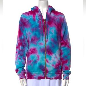 Aviator Nation Tie Dye Zip up (purple/blue)